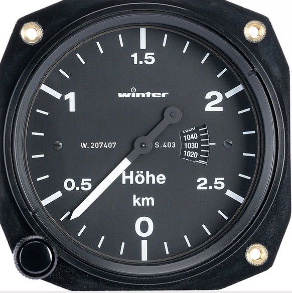 Höhenmesser Winter
