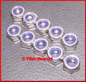 M6 Sicherheitsmuttern EDELSTAHL