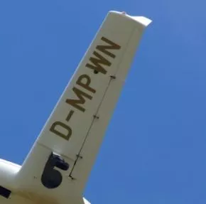 Flugzeugkennzeichen fr Tragflche 50 cm