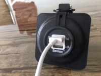 USB-Steckdose fr 80 mm Panelbohrung