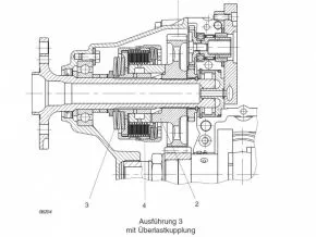Rutschkupplung für 80 PS-Variante Rutschkupplung für 80 PS-Variante