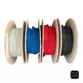 Luftfahrtkabel AWG 20, schwarz