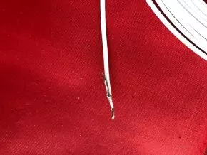 Luftfahrtkabel AWG 20, wei -abgeschirmt-