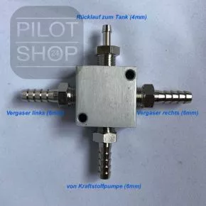 Benzinaufteilung fr Rotax 912-Serie