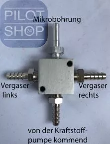 Benzinaufteilung fr Rotax 912-Serie