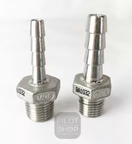 Schlauchfitting ¼ gerade ID6