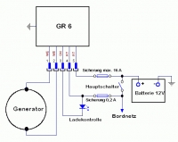 Schicke GR 6b+O Generator Regler mit berspannungsschutz