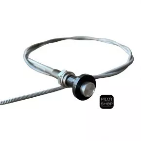 Bowdenzug mit Arretierungsknopf