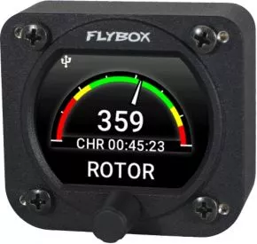 Flybox OMNIA ROTOR, Rotordrehzahlmesser