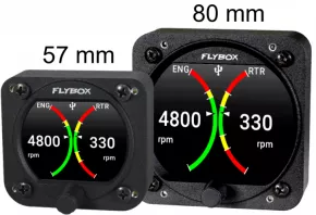 Flybox Motor- und Rotordrehzahlmesser
