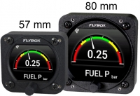 Flybox OMNIA  Fuel P, Benzindruckanzeige