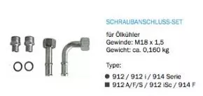 Schraubanschlsse fr lkhler