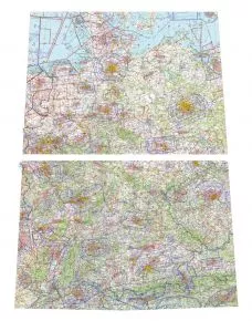 ICAO Wandkarte 2025 - Bereich NORD + SD -