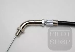 Bowdenzugfhrung abgerundet