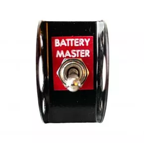 Schalterbeschriftung BATTERY MASTER -rot-