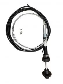 Gaszug mit Feinverstellung, 1 Vergaser, Set