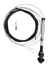 Gaszug mit Feinverstellung, Doppelvergaser, Set