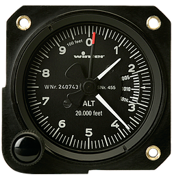 Winter Hhenmesser 3-Zeiger