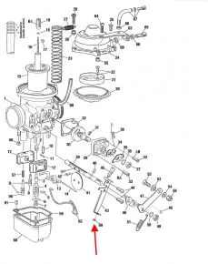 Federschoner / Lochbuchse Gasfeder Bingvergaser