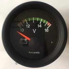 Voltmeter mit Farbmarkierungen, 52 mm