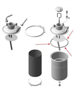 O-Ring lbehlter