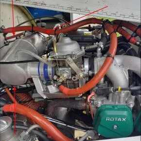 Airbox fr Rotax 912 / 912 S