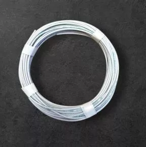 Luftfahrtkabel TEFZEL AWG 14, weiss (10 Meter)