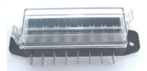 Flachsicherungshalter 10-fach